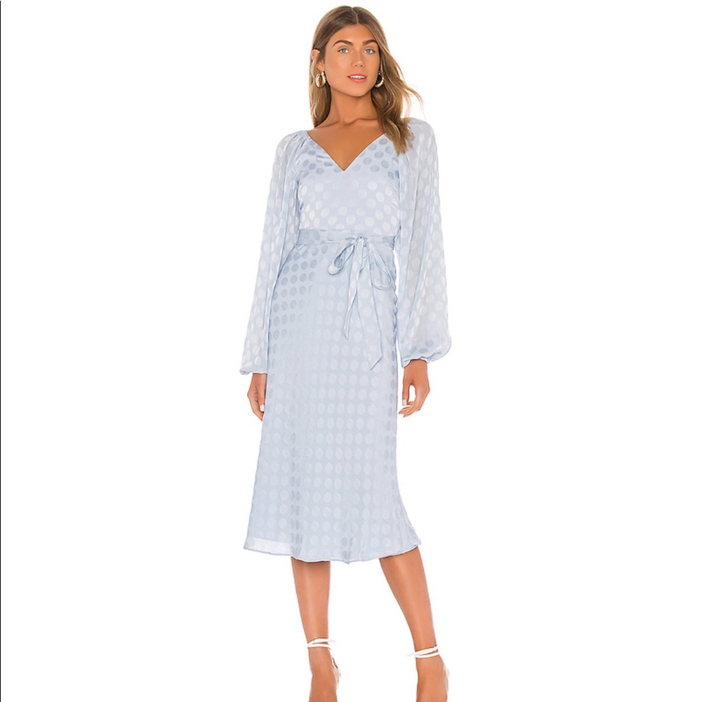 TulaRosa Revolve APRIL DRESS IN SKY BLUE